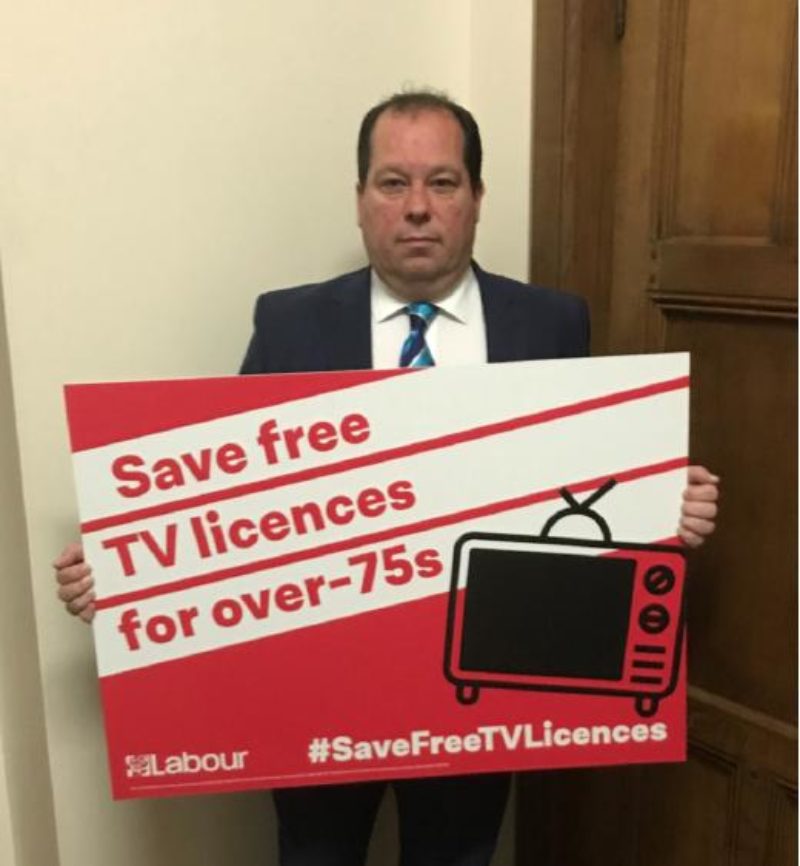 Gerald Jones MP supports campaign for free TV licences