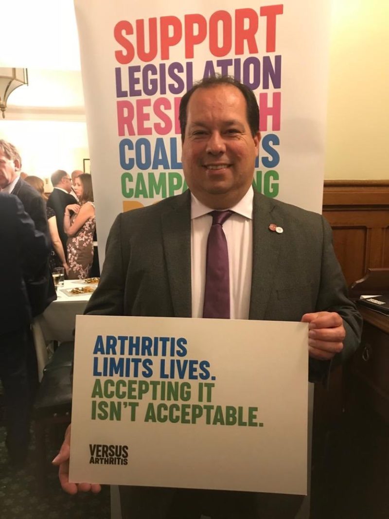 Supporting Versus Arthritis in Parliament