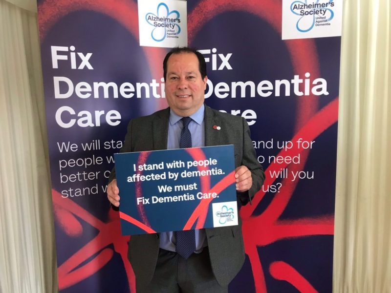 Gerald backs dementia care campaign