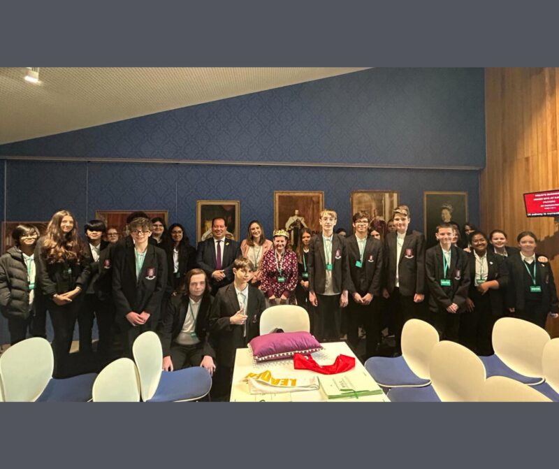 Gerald with Blessed Carlo Acutis Catholic School – Bishop Hedley High School Campus