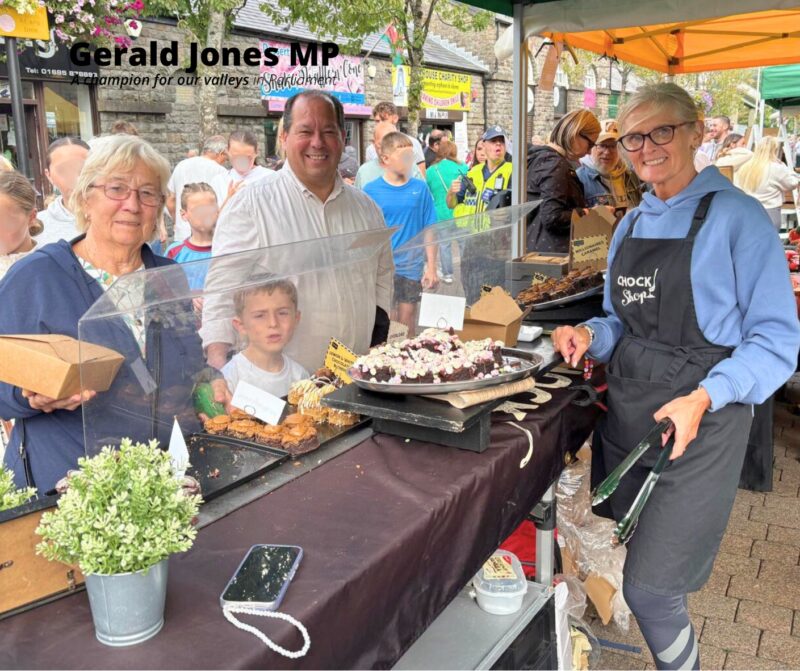 Image of Gerald Jones at the Food Festival.