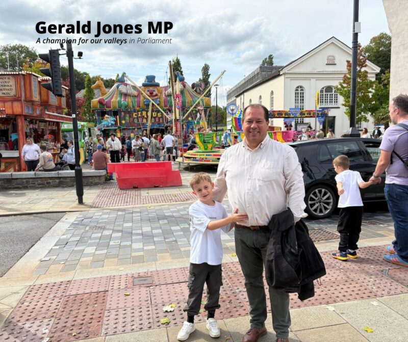 Image of Gerald Jones at the Food Festival.