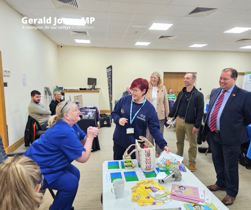 Image of Gerald Jones MP and others.