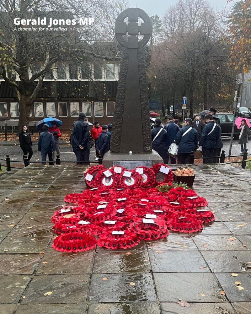 Image of the memorial at Merthyr Tydfil.