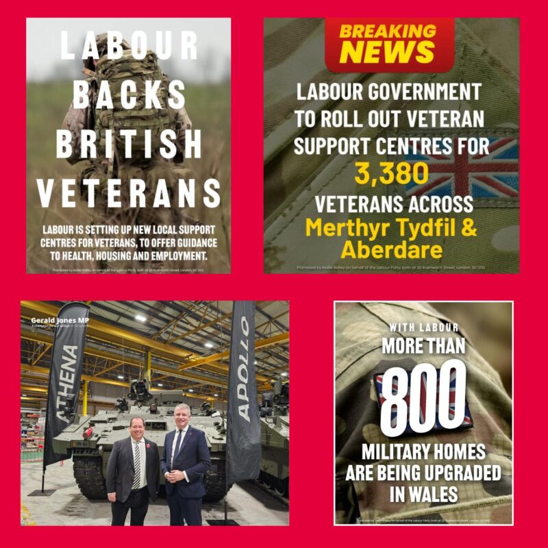 Graphics with text and image of Gerald Jones MP with Luke Pollard MP.